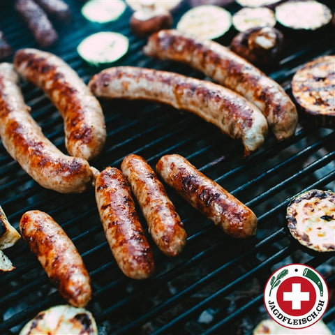 Venison Boerewors JAGDFLEISCH.CH (500g. 4 pcs.) | Wildwurst.ch