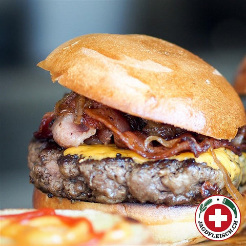 Wild boar burger - JAGDFLEISCH.CH (400g, 2 pcs.) | Wildwurst.ch